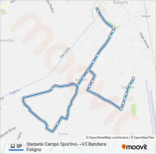 SP Bus Line Map