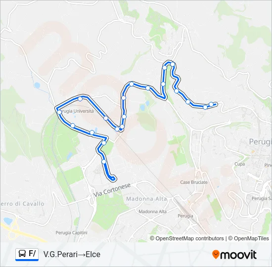 F/ Bus Line Map
