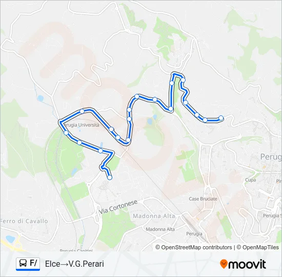 F/ Bus Line Map