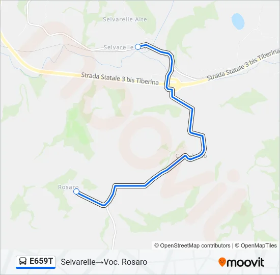 E659T Bus Line Map