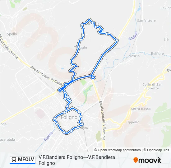 MFOLV Bus Line Map