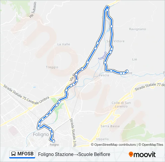 MFOSB Bus Line Map