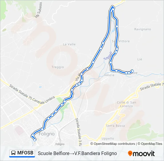 MFOSB Bus Line Map
