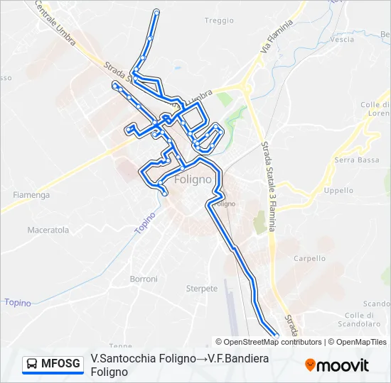 MFOSG Bus Line Map