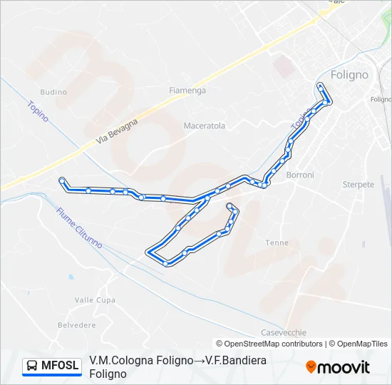 MFOSL Bus Line Map