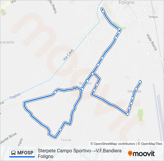 MFOSP Bus Line Map