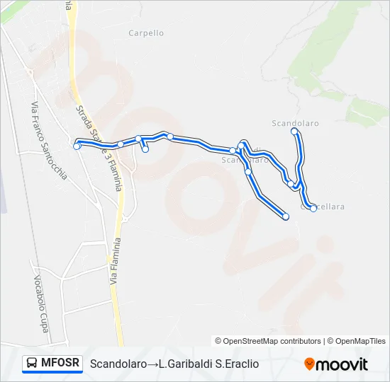 MFOSR Bus Line Map