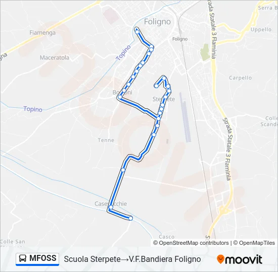 MFOSS Bus Line Map