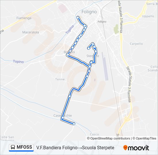 MFOSS Bus Line Map