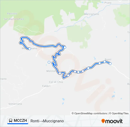 MCCZH Bus Line Map