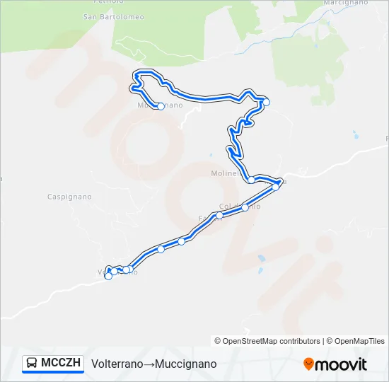 MCCZH Bus Line Map