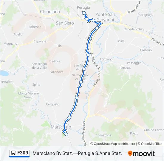 F309 Bus Line Map