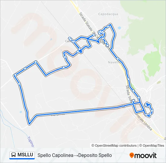 MSLLU Bus Line Map