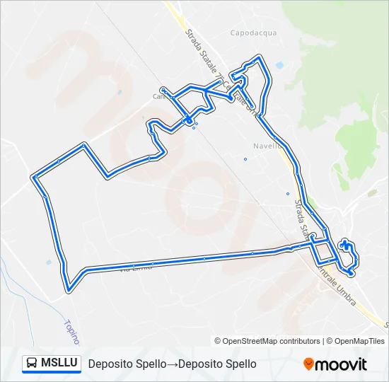 MSLLU Bus Line Map