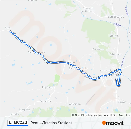 MCCZG Bus Line Map