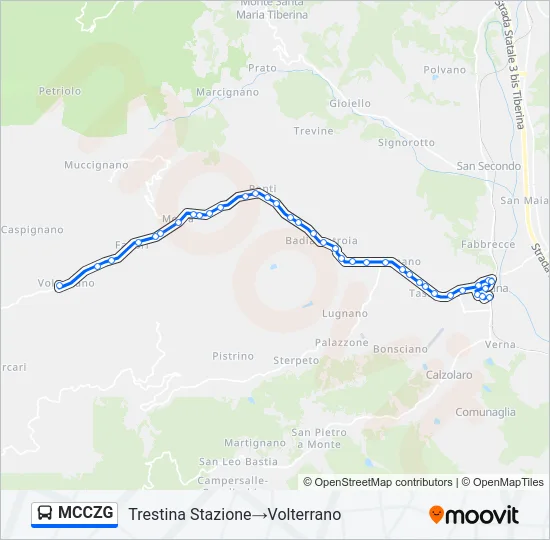 MCCZG Bus Line Map
