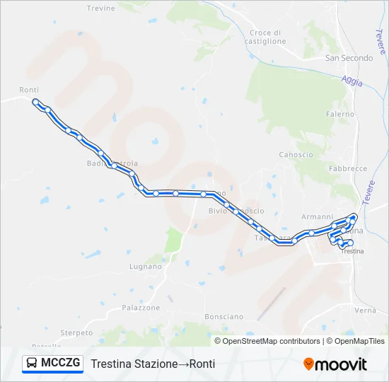 MCCZG Bus Line Map