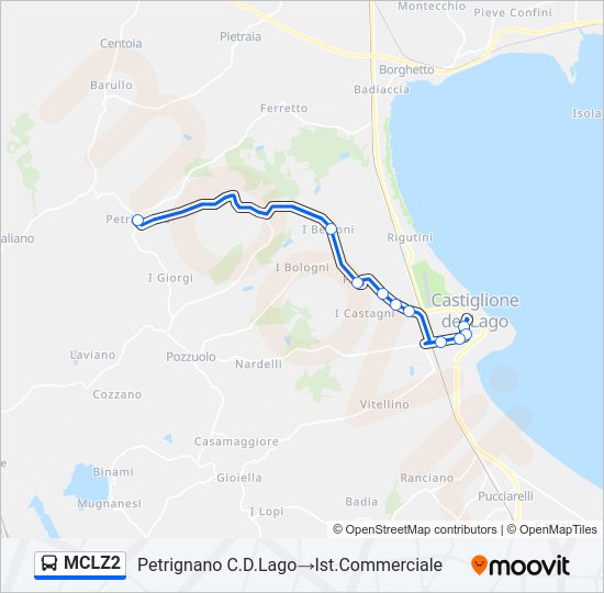 MCLZ2 Bus Line Map