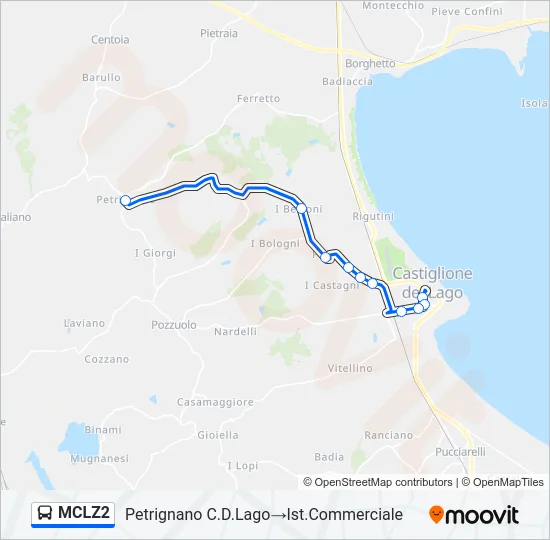 MCLZ2 Bus Line Map