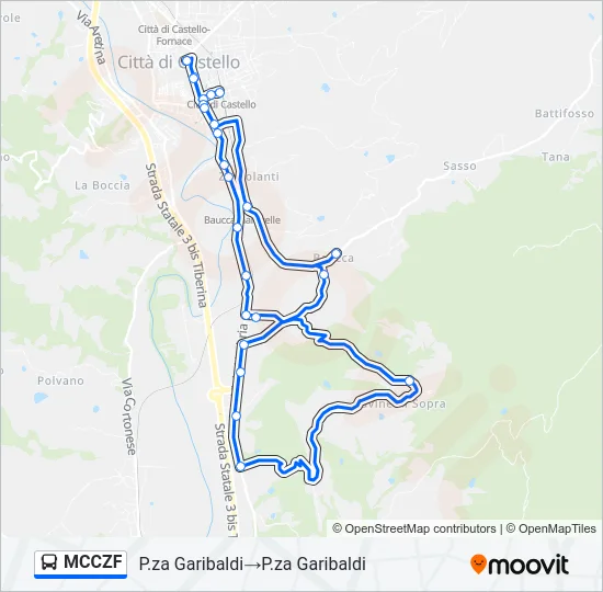 MCCZF Bus Line Map