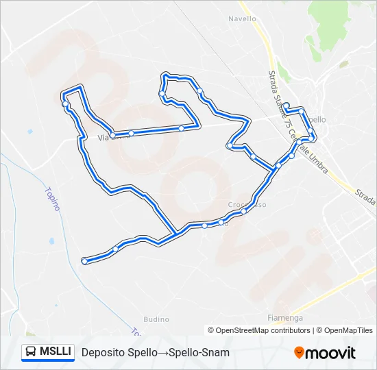 MSLLI Bus Line Map