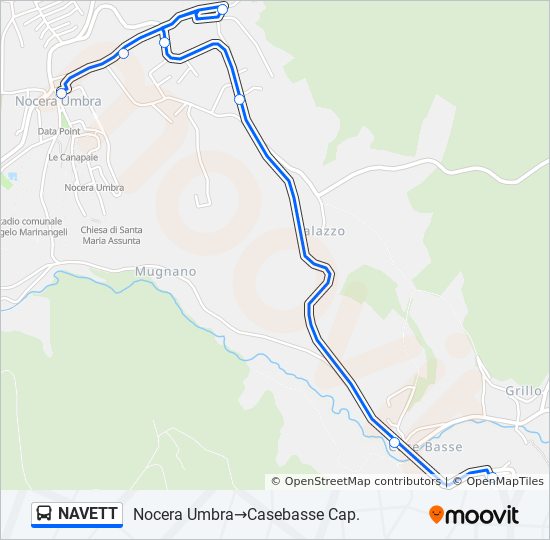 NAVETT bus Line Map