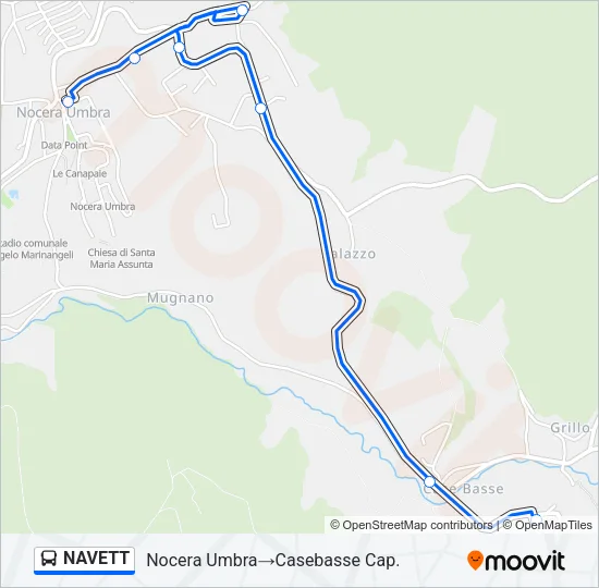 NAVETT Bus Line Map