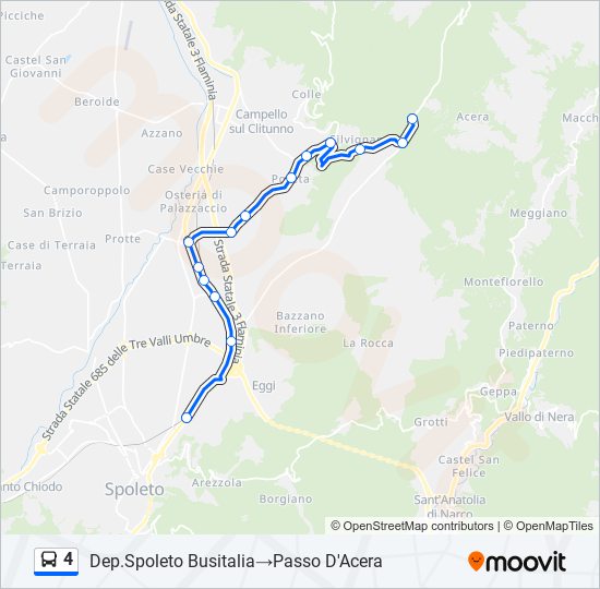 4 bus Line Map