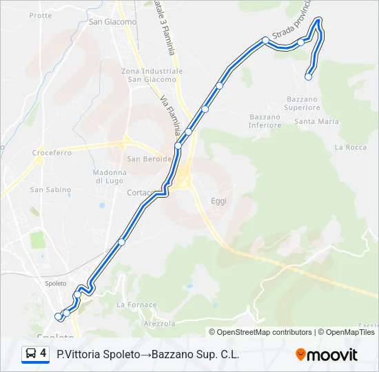 4 Bus Line Map