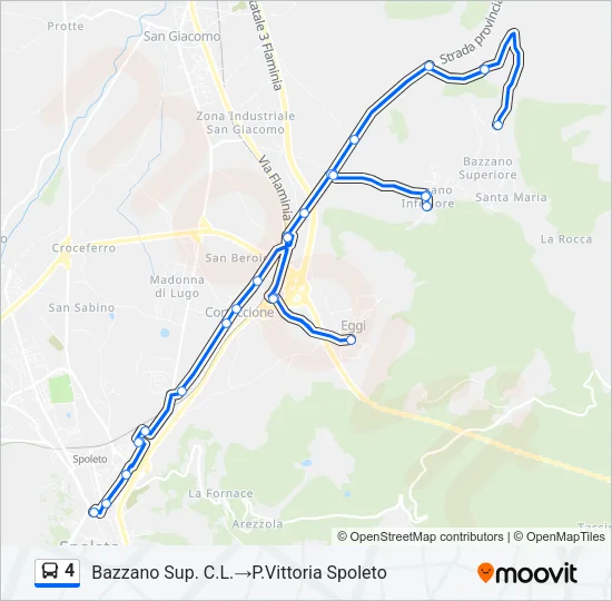 4 Bus Line Map