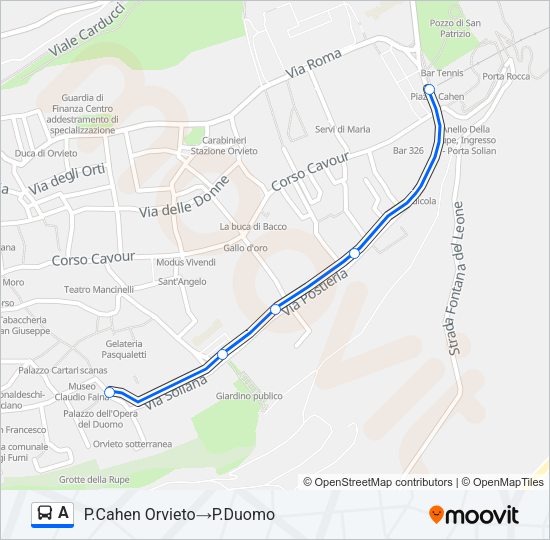 A Bus Line Map