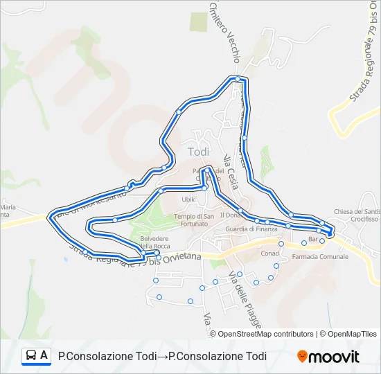 A Bus Line Map