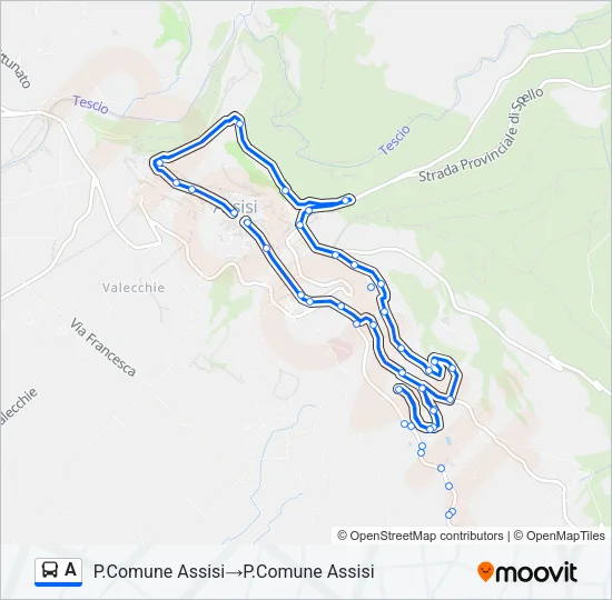 A Bus Line Map