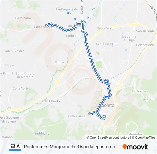 A Bus Line Map
