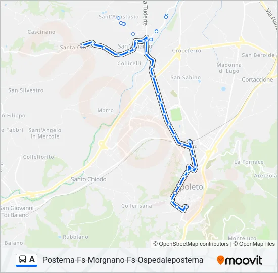 A Bus Line Map