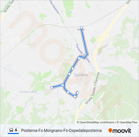 A Bus Line Map