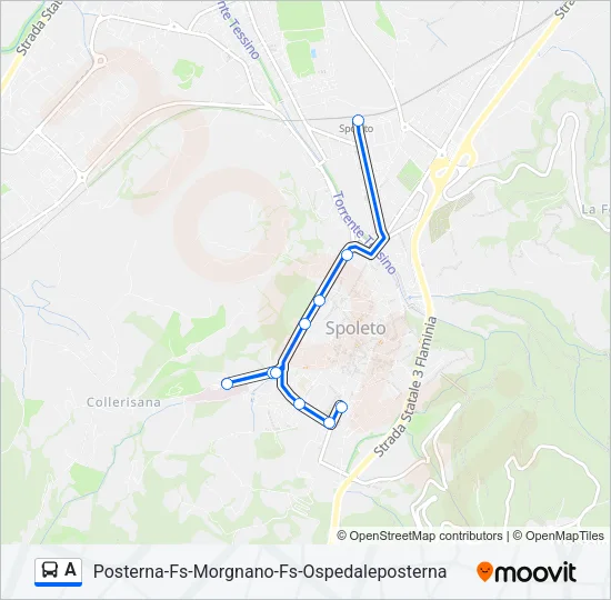 A Bus Line Map