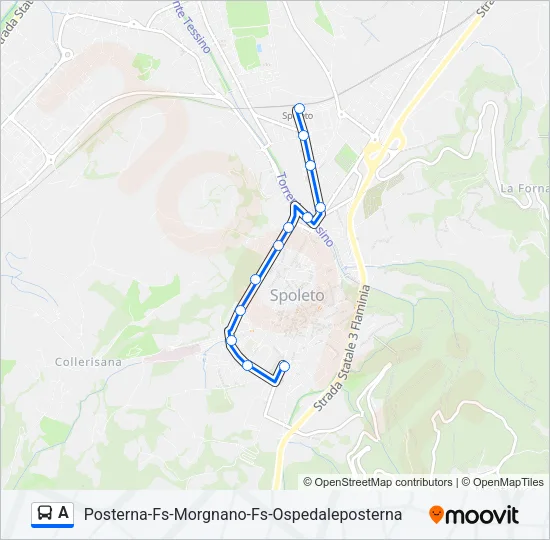 A Bus Line Map