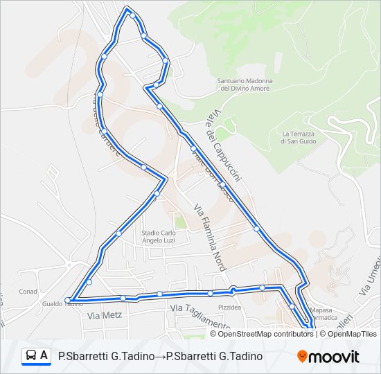 A Bus Line Map