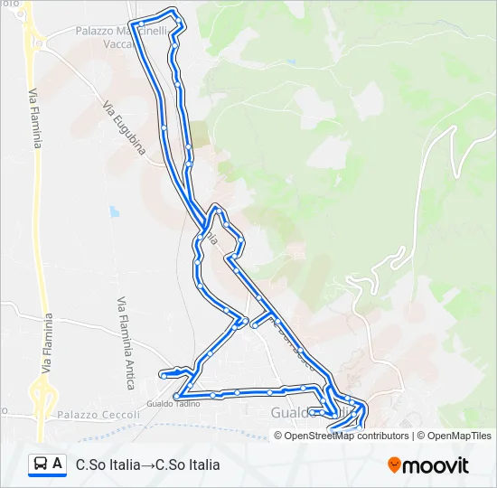 A Bus Line Map