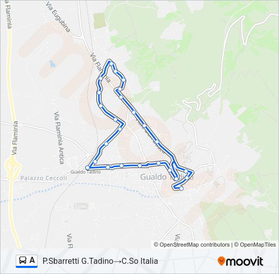 A Bus Line Map