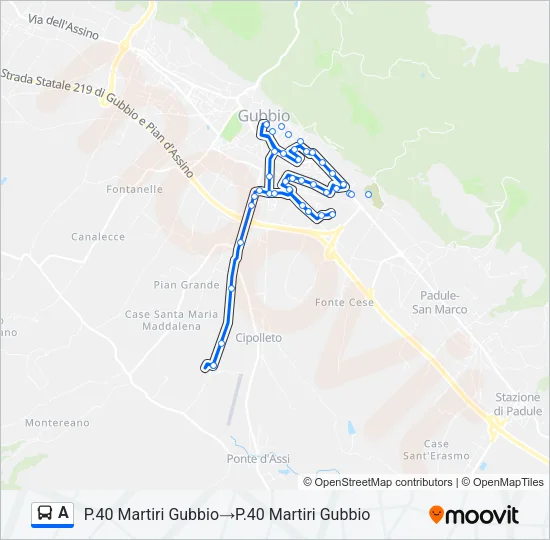 A Bus Line Map