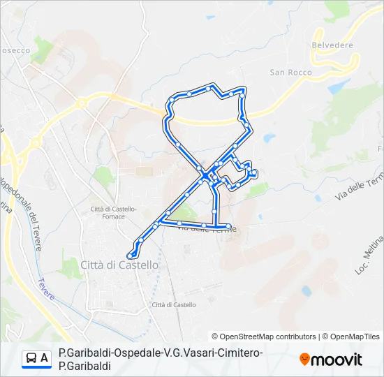 A Bus Line Map