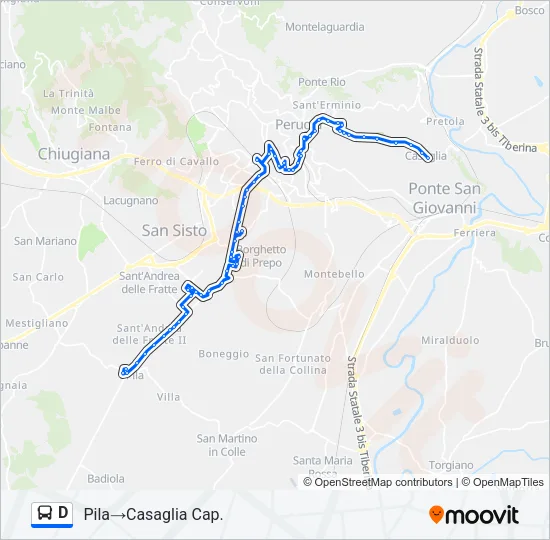 D Bus Line Map