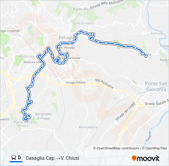 D Bus Line Map