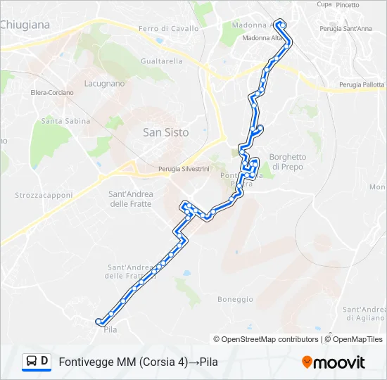 D Bus Line Map