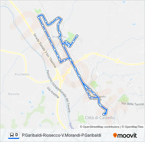 D Bus Line Map