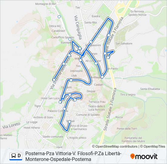 D Bus Line Map
