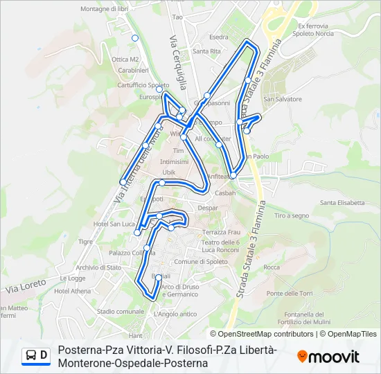 D Bus Line Map