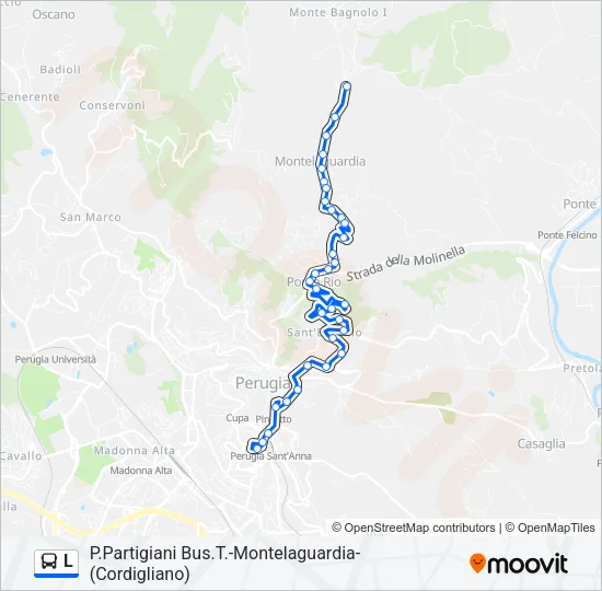 L Bus Line Map
